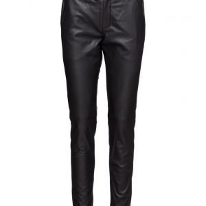 Second Female New Roberta Leather Pants suorat housut