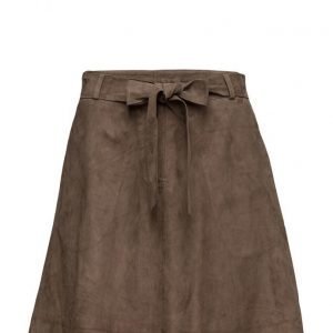 Second Female Rut Wide Suede Skirt lyhyt hame