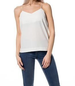 Selected Femme Newsmile Strap Top White