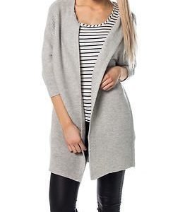 Selected Femme Nora 3/4 Cardigan Light Grey Melange