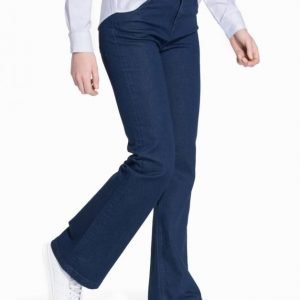 Selected Femme SFANNIE MR FLARED JEANS DARK BLUE