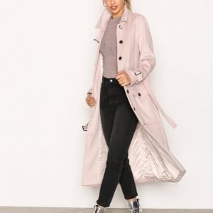 Selected Femme Sfally Long Wool Coat H Pitkä Takki Offwhite