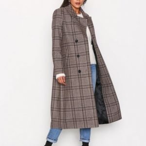 Selected Femme Sffaye Coat H Ex Pitkä Takki Ruskea