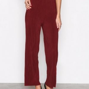 Selected Femme Sflecia Mw Pants Ex Housut Tummanpunainen