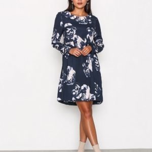 Selected Femme Sftamira Ls Dress H Mekko Tummansininen