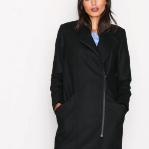 Selected Femme Sftinna Wool Coat H Pitkä Takki Musta