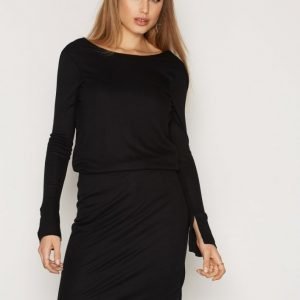 Selected Femme Sfvenke Ls Dress Kotelomekko Musta