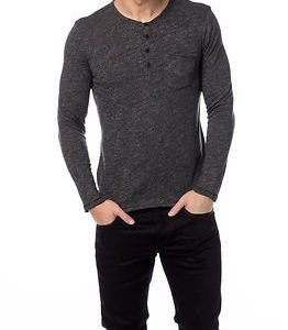 Selected Homme Andro Split Neck Black