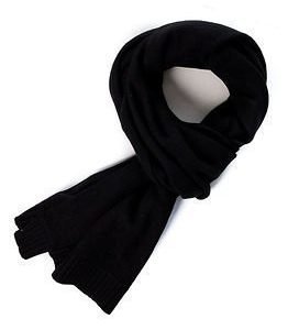 Selected Homme Cash Plain Scarf Black