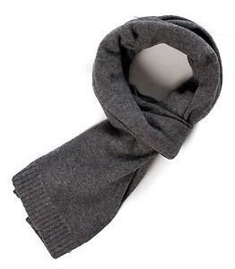 Selected Homme Cash Plain Scarf Medium Grey Melange