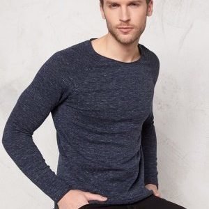 Selected Homme Clash Crew Neck Dark Blue