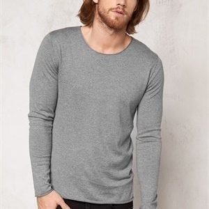 Selected Homme Dome Crew Neck Noos Medium Grey Melange