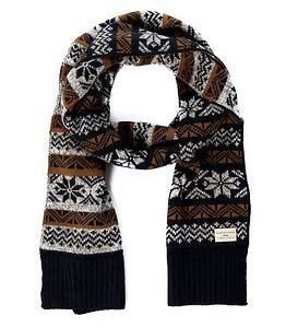 Selected Homme Elias Scarf Moonless Night