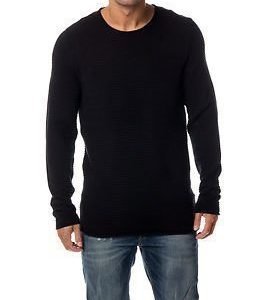 Selected Homme Gary Crew Neck Black