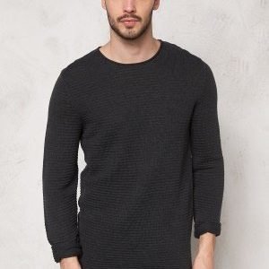 Selected Homme Gary Crew Neck Dark Grey