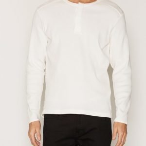 Selected Homme Jcogunnar Tee Ls Grandad Pusero Blanc