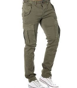 Selected Homme Naples Olive Slim Cargo Pants