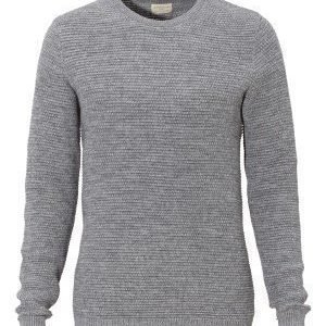 Selected Homme New Vince Bubble Crew Medium Grey Melange