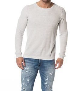 Selected Homme Nigel Crew Neck Snow White Melange