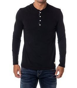 Selected Homme Niklas Split Neck Black