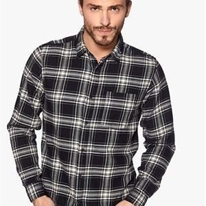 Selected Homme One Check Shirt Black