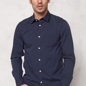 Selected Homme One Fil Shirt LS Noos Navy Blazer