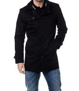 Selected Homme Phil Trenchcoat Black