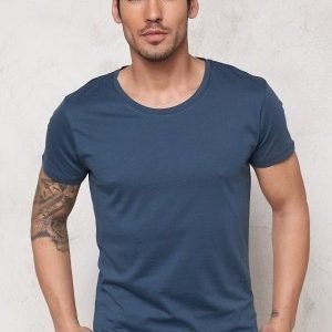 Selected Homme Pima New Dave ss T-shirt Insignia Blue