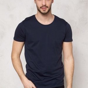 Selected Homme Pima New Dave ss T-shirt Night Sky