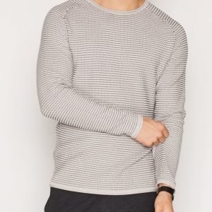 Selected Homme Shdbaine Crew Neck Pusero Vaaleanharmaa