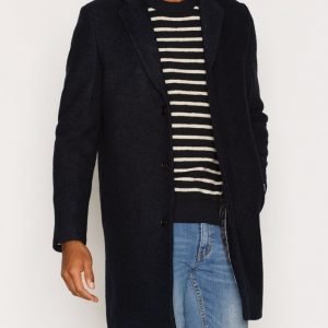 Selected Homme Shdbrook Boucle Coat Takki Tummansininen