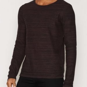 Selected Homme Shddane Crew Neck Pusero Tummanvioletti