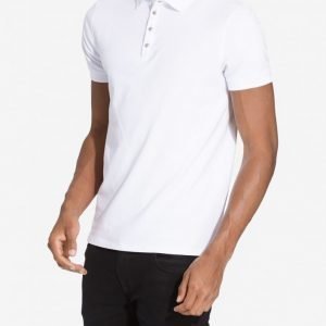 Selected Homme Shddawson Ss Polo Pikeepaita Valkoinen