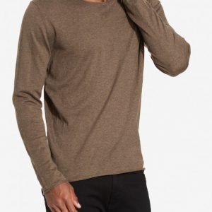 Selected Homme Shddome Crew Neck Noos Pusero Vaaleanruskea