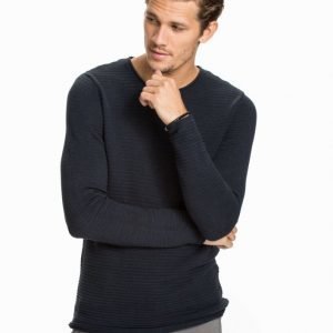 Selected Homme Shdgary Crew Neck Noos Pusero Tummansininen