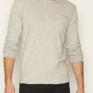 Selected Homme Shdhaiden Crew Neck Pusero Vaaleanharmaa