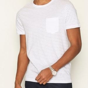 Selected Homme Shdivan Ss O-Neck Tee T-paita Bright White