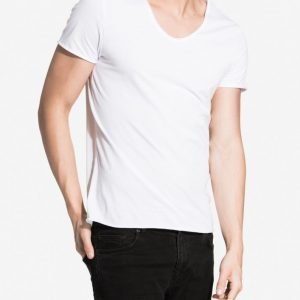 Selected Homme Shdmerce Ss O-Neck Noos T-paita Valkoinen