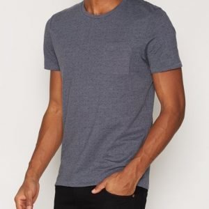 Selected Homme Shdnewton Ss O-Neck Tee T-paita Sininen