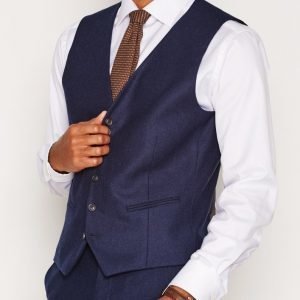 Selected Homme Shdone-Myloiver Navy Waistcoat Bleiseri Tummansininen