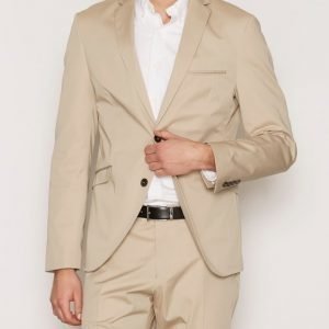 Selected Homme Shdone-Taxaldo Sand Blazer Bleiseri Vaaleanharmaa