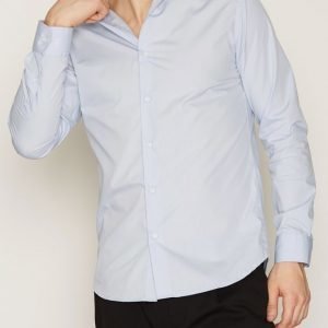 Selected Homme Shdonefree Shirt Ls Kauluspaita Vaaleansininen