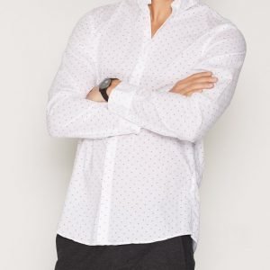 Selected Homme Shdonelenn Shirt Ls Kauluspaita Valkoinen