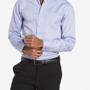 Selected Homme Shdonemark Shirt Ls Noos T-paita Vaaleansininen