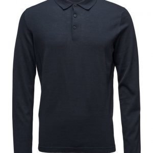Selected Homme Shdparker Knitted Polo pitkähihainen pikeepaita
