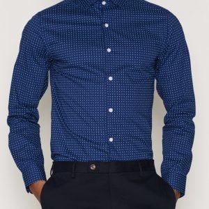 Selected Homme Shdpisa-Biagio Shirt Ls Kauluspaita Tummansininen