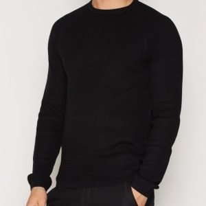 Selected Homme Shdshane Crew Neck Noos Pusero Musta