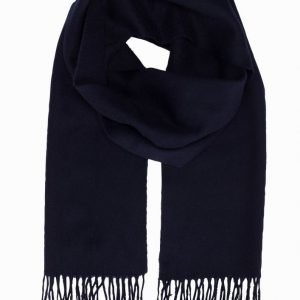 Selected Homme Shdtope Wool Scarf Kaulahuivi Tummansininen
