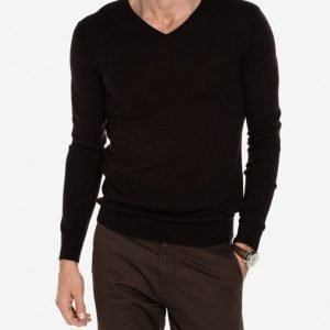 Selected Homme Shdtower Merino V-Neck Noos Pusero Ruskea