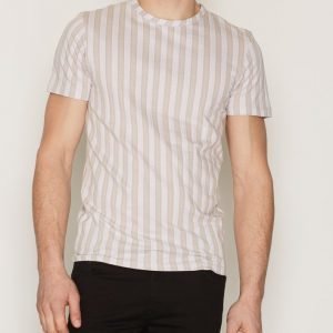 Selected Homme Shdtunes Ss O-Neck Tee T-paita Valkoinen